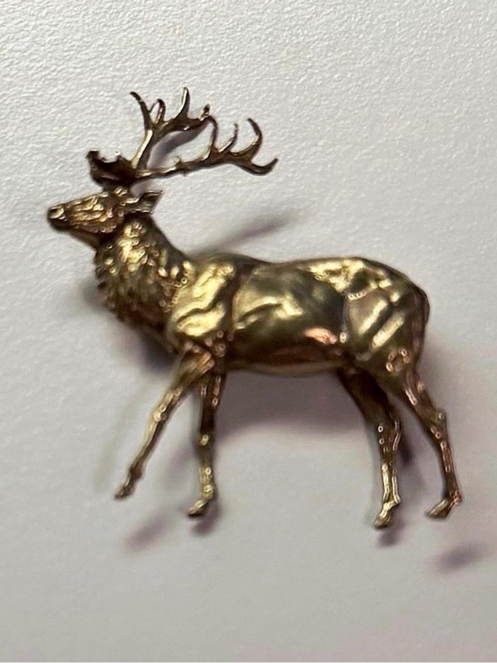 1” Micro Miniature Brass Elk- READ